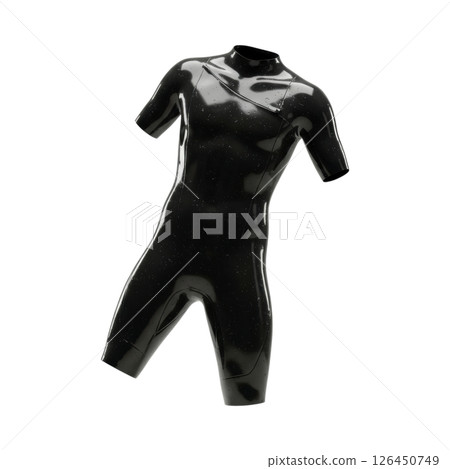Sleek Black Wetsuit for Water Sports 126450749