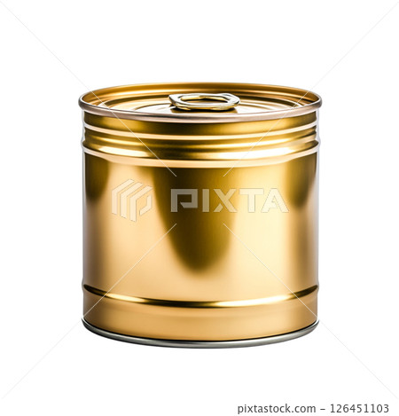 Shiny Gold Metal Canister with Lid for Storage and Packaging Solutions Shiny Gold Metal Canister with Lid for Storage and Packaging Solutions 126451103