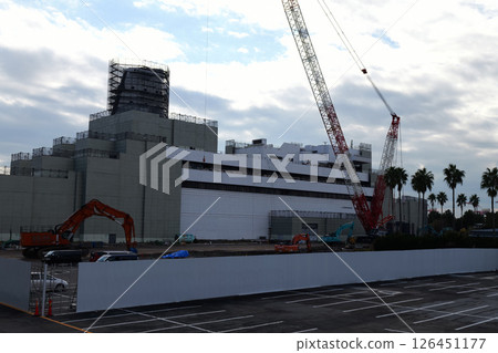Maritime Science Museum demolition work, Odaiba 126451177