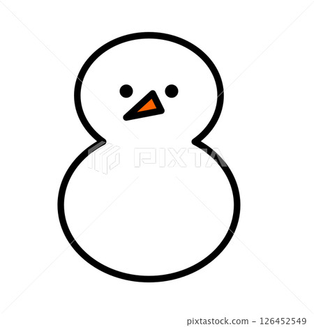 Snowman's illustration 126452549