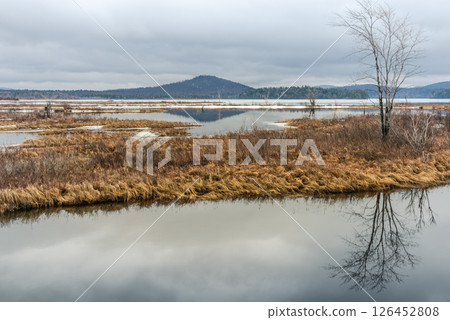 Tupper Lake in the Adirondack Mountains, New York, USA 126452808