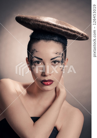 disc coiffure 126453019