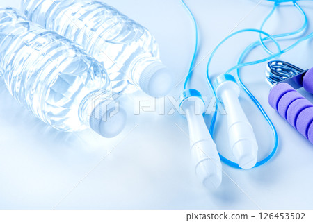 Plastic bottle filled with water Sports image Plastic bottle filled with water Sports image 126453502
