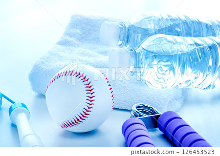 Plastic bottle filled with water Sports image Plastic bottle filled with water Sports image 126453523