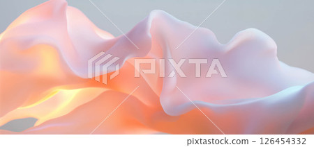 Surreal and colorful swirls of 3D smoke create a mesmerizing, otherworldly landscape. 126454332