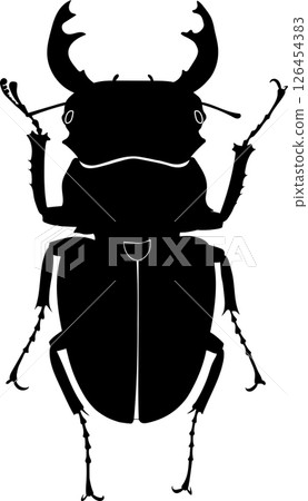 Silhouette vector illustration of Stag Beetle on transparent Background Silhouette vector illustration of Stag Beetle on transparent Background 126454383
