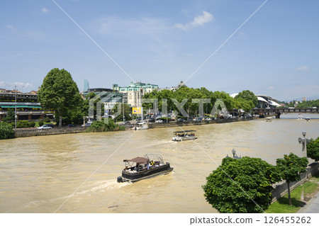 Kura river in Tbilisi, Georgia 126455262