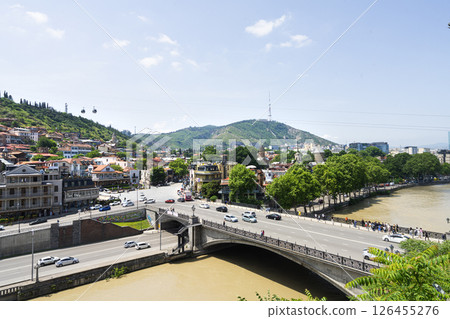 Kura river in Tbilisi, Georgia Kura river in Tbilisi, Georgia 126455276