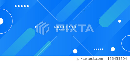 geometric gradient blue background vector illustration. abstract template design with blue lines background geometric gradient blue background vector illustration. abstract template design with blue lines background 126455504