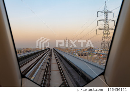 Metro Ride View in Riyadh Saudi Arabia Metro Ride View in Riyadh Saudi Arabia 126456131