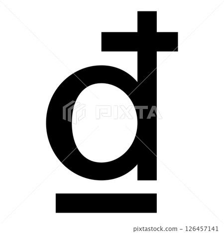 Symbol dong sign vietnamese currency icon black color vector illustration image flat style Symbol dong sign vietnamese currency icon black color vector illustration image flat style 126457141