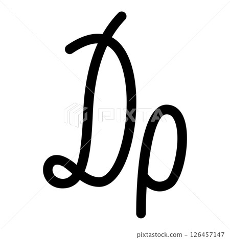 Symbol or sign of Drachma currency money icon black color vector illustration image flat style 126457147