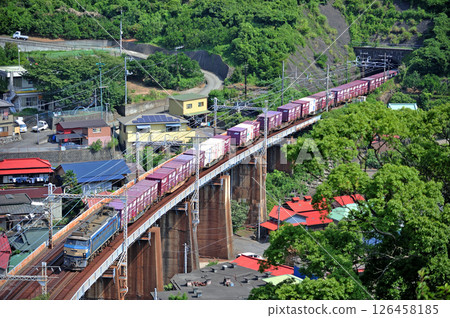 Tokaido Main Line Hayakawa-Nebukawa JR Freight EF66-33 (Suita) Tokaido Main Line Hayakawa-Nebukawa JR Freight EF66-33 (Suita) 126458185