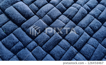 Macro texture of carpet tiles in a geometric pattern .Background concept. Generated Image 126458467