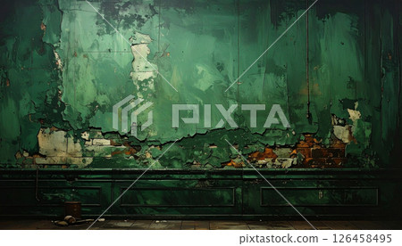 Green paint background concept. Generated Image 126458495