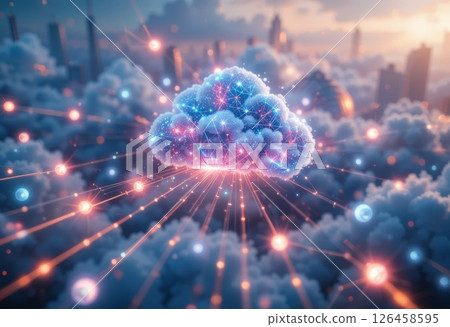 Futuristic Cloud Transfer with Network Connections. 126458595