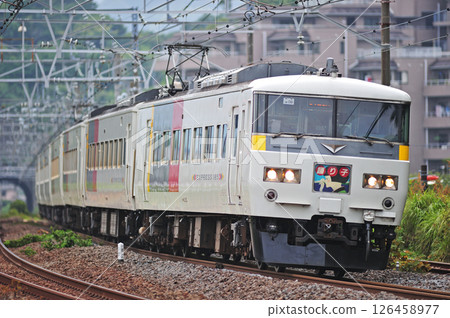 東海道本線 真鶴 JR東日本 185系列 OM09編組 (大宮) 舞子號 126458977