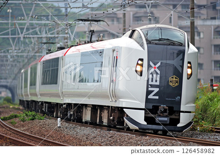 Tokaido Line Manazuru JR East E259 Series Ne018 (Kamakura) Marine Express Odoriko Tokaido Line Manazuru JR East E259 Series Ne018 (Kamakura) Marine Express Odoriko 126458982