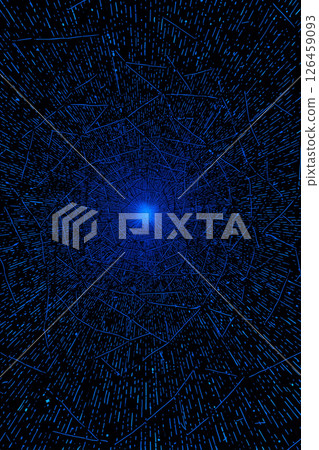 An abstract background expressing the explosive evolution of near-future technology 126459093