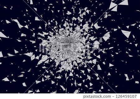 An abstract background expressing the explosive evolution of near-future technology 126459107