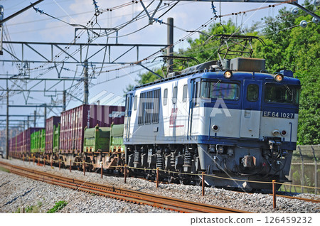 高崎線 本所岡部 JR 貨運 EF64-1027(愛知縣) 高崎線 本所岡部 JR 貨運 EF64-1027(愛知縣) 126459232