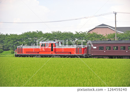Hachiko Line Matsuhisa-Yodo JR East DD51-842 + SuHaFu 42-2173 + DD51-888 (Takasaki) Hachiko Line Matsuhisa-Yodo JR East DD51-842 + SuHaFu 42-2173 + DD51-888 (Takasaki) 126459240