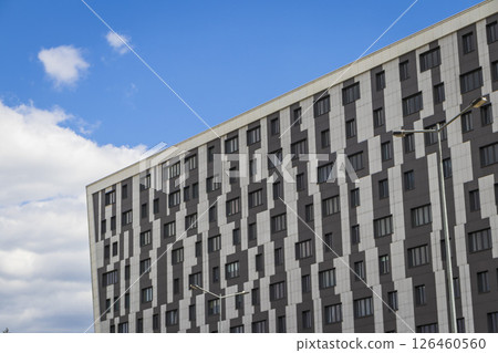 Facade of the urban, modern building Facade of the urban, modern building 126460560