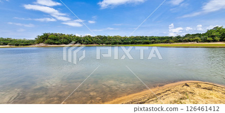 The Island of Love, Ilha do Amor in Alter do Chao, state of Para, Brazil. Also known as the Amazon caribbean. 126461412
