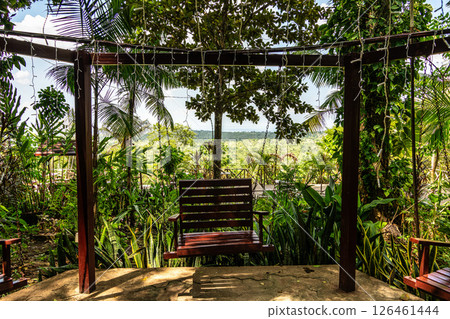 Vila Americana in Belterra, Para in Brazil. American village built by Henry Ford Vila Americana in Belterra, Para in Brazil. American village built by Henry Ford 126461444