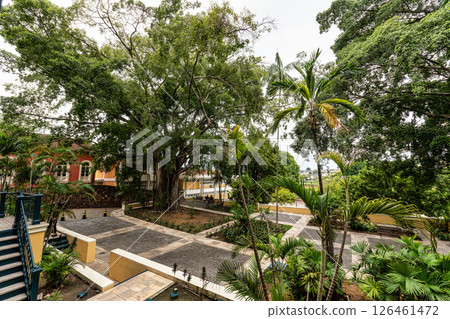The Palacio Rio Negro in Manaus, Amazon, Brazil. Built 1910 by the German rubber dealer Waldemar Scholz as a residence The Palacio Rio Negro in Manaus, Amazon, Brazil. Built 1910 by the German rubber dealer Waldemar Scholz as a residence 126461472