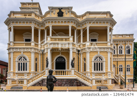 The Palacio Rio Negro in Manaus, Amazon, Brazil. Built 1910 by the German rubber dealer Waldemar Scholz as a residence The Palacio Rio Negro in Manaus, Amazon, Brazil. Built 1910 by the German rubber dealer Waldemar Scholz as a residence 126461474