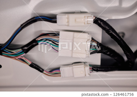 Electrical Connectors Found Inside An Appliance For Proper Functionality And Performance Electrical Connectors Found Inside An Appliance For Proper Functionality And Performance 126461756