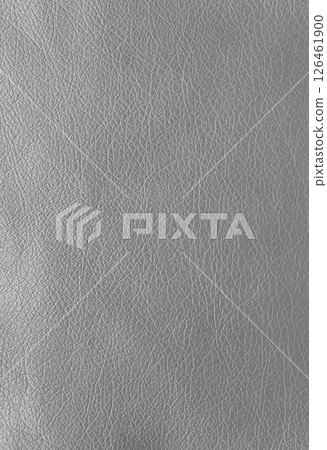 Texture of genuine leather, artificial leatherette grey background 126461900