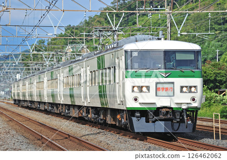 Tokaido Line Ninomiya-Oiso JR East 185 series B2 train (Omiya) School trip Tokaido Line Ninomiya-Oiso JR East 185 series B2 train (Omiya) School trip 126462062
