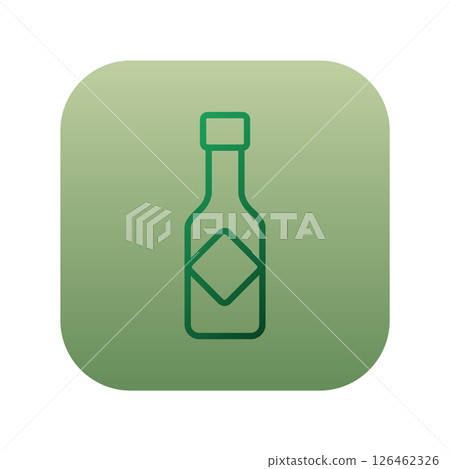 Hot sauce bottle icon. Vector 126462326