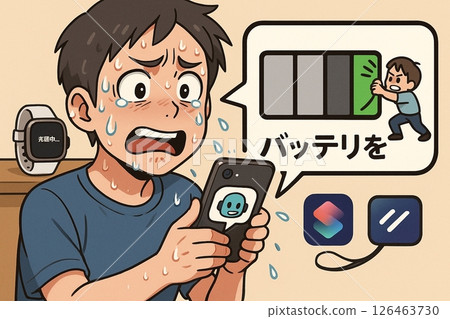 People who are scared because their battery is low 126463730
