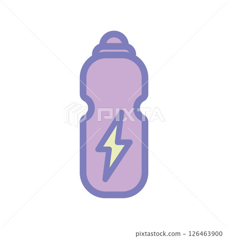 Energy drink sport bottle. Vector 126463900