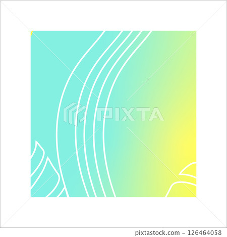 Abstract color summer background in figure square. Template for flyer design, presentation. Vector. Abstract color summer background in figure square. Template for flyer design, presentation. Vector. 126464058
