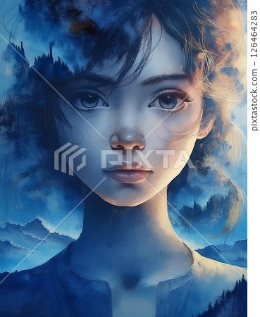 女性的心理景觀:人工智慧生成的素材 女性的心理景觀:人工智慧生成的素材 126464283