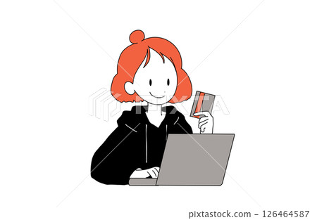 Women shopping online 126464587