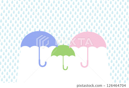 遮陽傘和雨 遮陽傘和雨 126464704