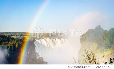 Rainbow over Victoria Falls 126464839