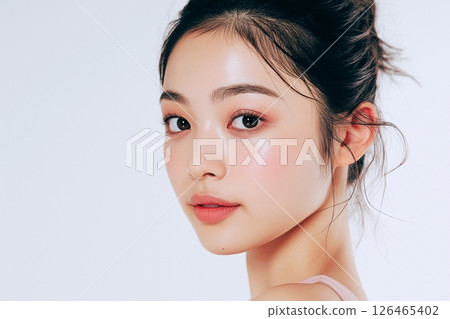 Beautiful white skin woman/skin care "AI generated image" Beautiful white skin woman/skin care "AI generated image" 126465402