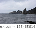 Wakayama Seaside scenery overlooking Shirasaki 126465614