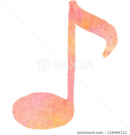 Colorful musical notes music watercolor cute illustration Colorful musical notes music watercolor cute illustration 126466122
