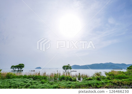 Lake Biwa in Shiga Prefecture Lake Biwa in Shiga Prefecture 126466230