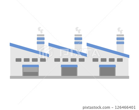 工廠倉庫建築圖 126466401