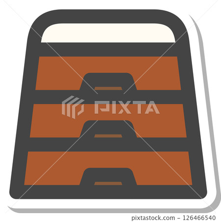 貼紙式運動相關單圖示：跳馬 126466540