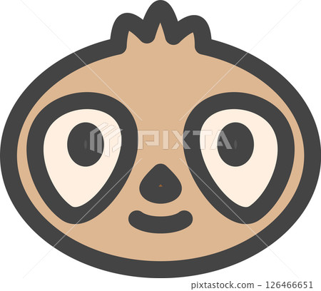 顏色動物單圖示樹懶 126466651