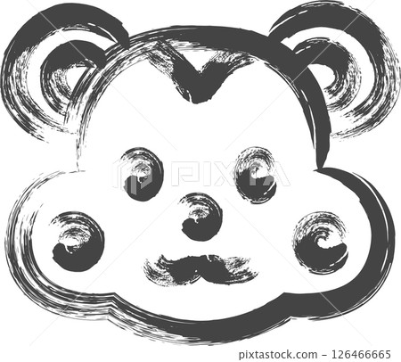 手繪動物圖示:倉鼠 手繪動物圖示:倉鼠 126466665
